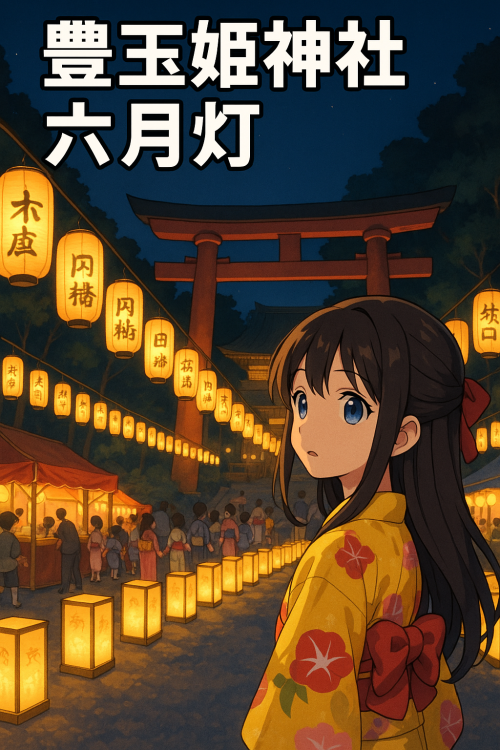 [終了]鹿児島 豊玉姫神社六月灯2025 ～夏の夜の小宇宙～ - 鹿児島イベント情報