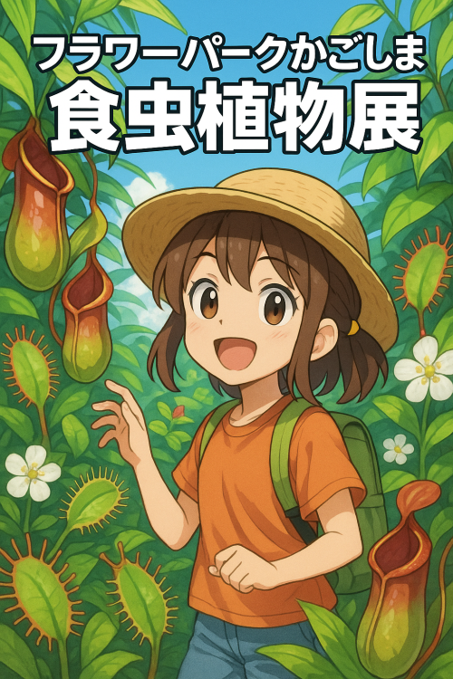 [終了]鹿児島指宿 フラワーパークかごしま 食虫植物展2025 ～不思議で魅力的～ - 鹿児島イベント情報
