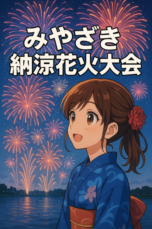 [終了]宮崎 第77回みやざき納涼花火大会2025 ～迫力の花火を体感～ - 鹿児島イベント情報