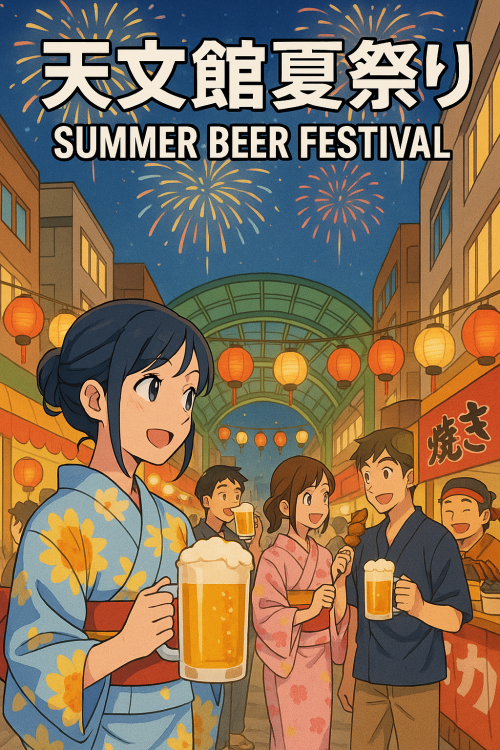 [終了]鹿児島 天文館夏祭り SUMER BEER FESTIVAL2025 ～心に残る夏を～ - 鹿児島イベント情報
