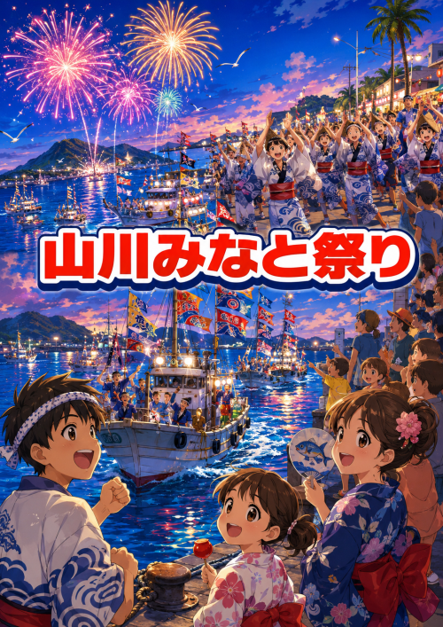 鹿児島指宿 第93回山川みなと祭り2026 ～港町の熱気と花火に出会う、山川の初夏祭り～