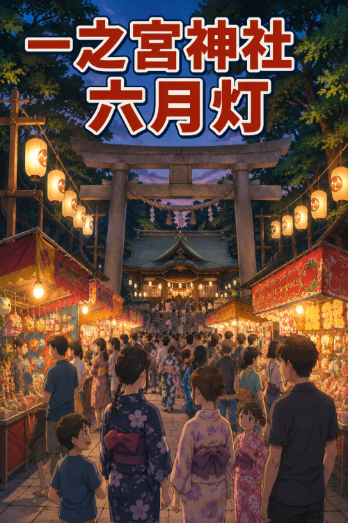 鹿児島鹿児島市 一之宮神社六月灯 2026 ～郡元の夜に灯る、歴史ある一之宮神社の夏祭り～