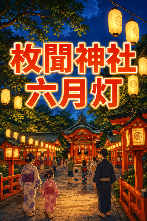 鹿児島指宿市 枚聞神社六月灯2026 ～指宿の夏夜を照らす、枚聞神社のやさしい六月灯～