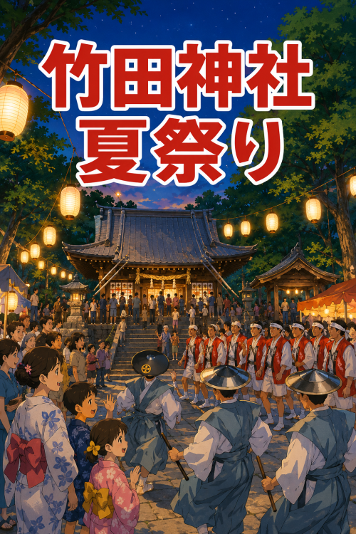 鹿児島南さつま市 竹田神社夏祭り 2026 ～南さつまの夏に、伝統の踊りと灯りがゆれる祭り～