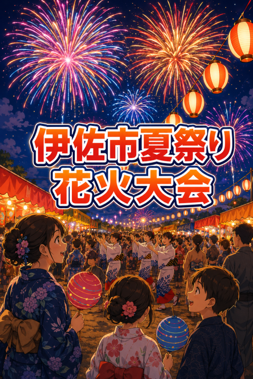 鹿児島伊佐市 伊佐市夏祭り花火大会 2026 ～伊佐の夏を熱く彩る、総手踊りと約7,000発の花火大会～