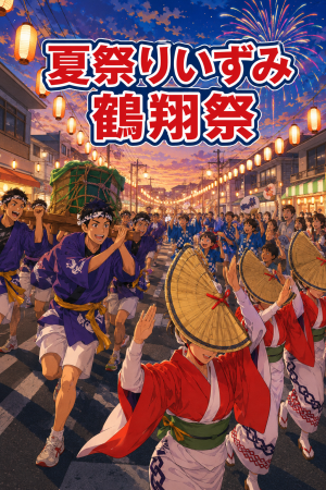鹿児島出水市 第44回夏祭りいずみ鶴翔祭 2026 ～踊り、みこし、花火が彩る。出水の夏を熱くする鶴翔祭の2日間。～