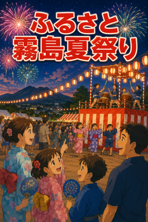 鹿児島霧島市 ふるさと霧島夏祭り 2026 ～霧島の山々に響く花火と、ふるさとの温もりを楽しむ夏の一夜～