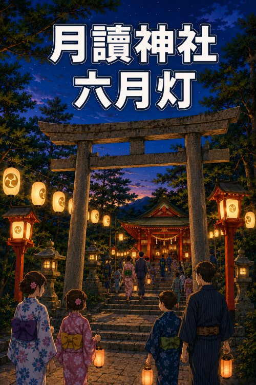 鹿児島市 月讀神社六月灯 2026 ～桜島の夏夜をやさしく照らす、月讀神社の六月灯～