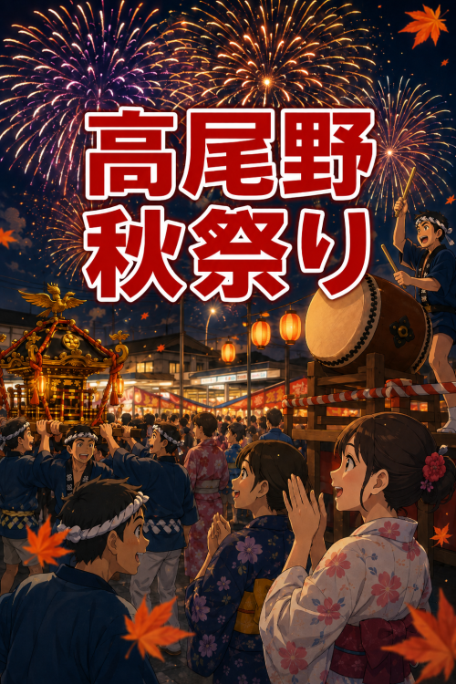 鹿児島出水市 高尾野秋祭り 2026 ～夜空を彩る花火と総踊り。高尾野の秋を楽しむ一日～