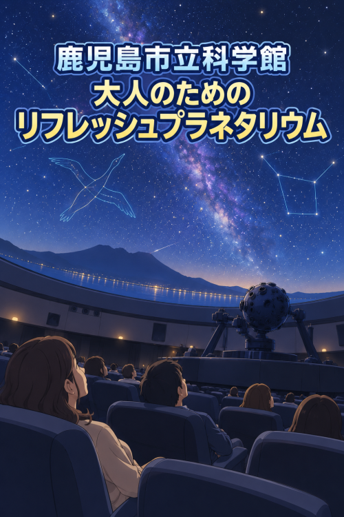 鹿児島 鹿児島市立科学館 大人のためのリフレッシュプラネタリウム2026-10 ～心をほぐす講話と満天の星空。大人だけの特別な夜を鹿児島市立科学館で。～