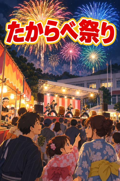 鹿児島曽於市 第72回 たからべ祭り 2026 ～秋の夜空を彩る花火と笑顔！財部の魅力が集まる「たからべ祭り」～